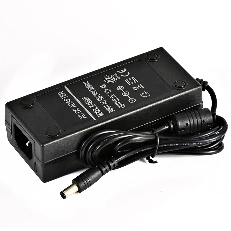 12V 4A 5A 6A 8A Adapter Power Supply Converter Charger EU AU UK US Input 110V 220V Output 12V LED Strip light transformer