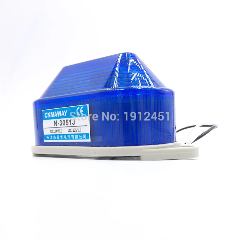 Buzzer Strobe ไฟเตือน TB40 N-3051J 12V 24V 220V ไฟ LED โคมไฟขนาดเล็กกระพริบ Light security Alarm IP44