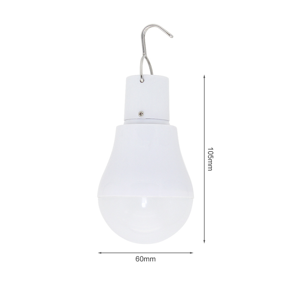 Luz Led portátil de 5W con USB para acampada, bombilla con carga de energía Solar, iluminación exterior, conservación de energía, útil, nueva