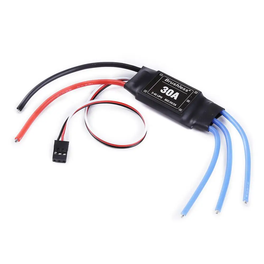 XXD Brushless 30A ESC 2-4S Electric Speed Controller 5V 2A BEC สําหรับ Rc Multicopter เฮลิคอปเตอร์เครื่องบิน