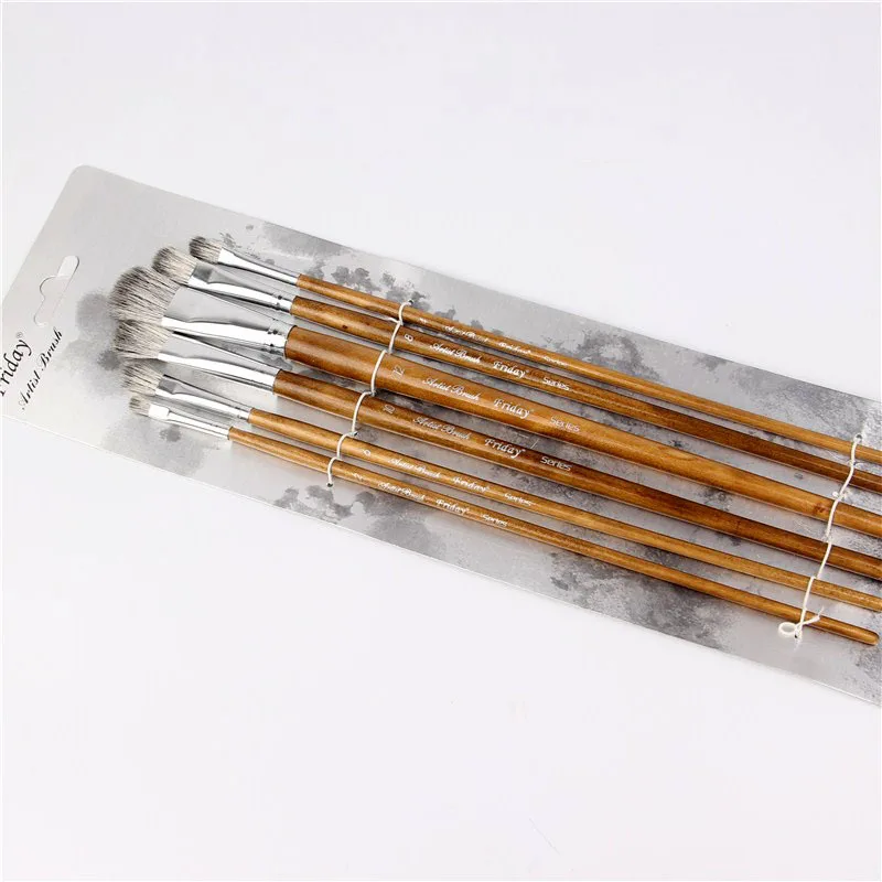 Sóc Tóc Màu Nước Acrylic Cọ Sơn Nghệ Thuật Tiếp Liệu Bộ Vẽ Tranh Bút Lông Nghệ Sĩ Vẽ Tranh Sơn Dầu Cọ