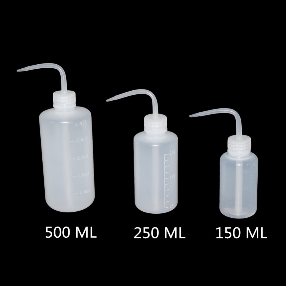 Botella de plástico para apretar de 150/250/500ml, bote para plantas, botella de riego, dispensador de aceite para salsa, difusor, botella limpia de lavado