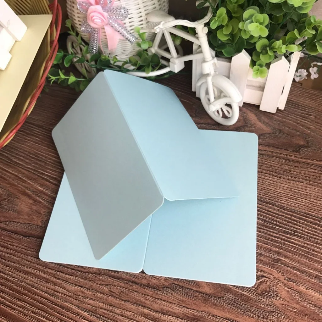 (10 개/몫) DIY 빈 카드 손 그리기 낙서 종이 카드 생일 축하 카드 인사말 카드 15x9.3cm