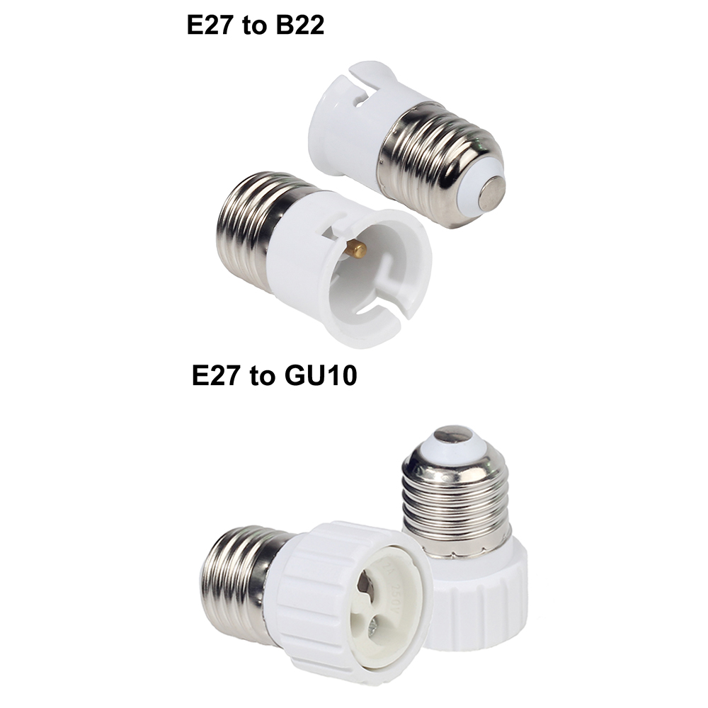 1PCS E27 Stecker auf E14 G9 E12 B22 G4 MR16 GU10 E40 Weibliche Lampe Basis Lampe Halter Konverter sockel Adapter Für LED Mais Birne licht