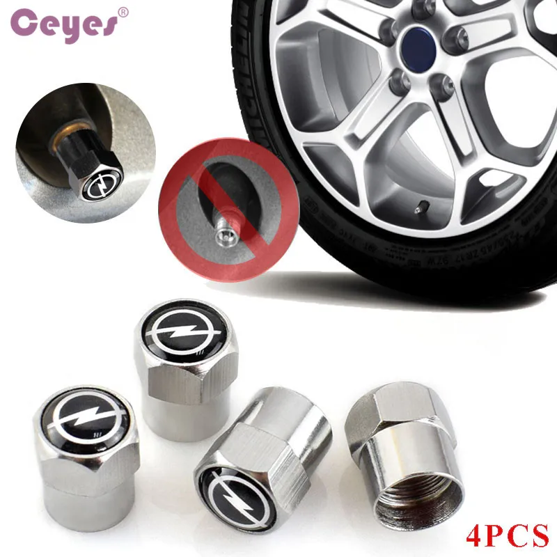 Ceyes 4 Cái/lốc Xe Biểu Tượng Kiểu Dáng Xe Dành Cho Opel Insignia Astra Antara Meriva Zafira H G Corsa Xe Ô Tô-tạo Kiểu Tự Động Phụ Kiện