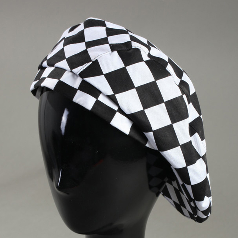 Diganmei 高品質レストランシェフキッチン作業服帽子チリフォークプリントホテルウェイター帽子調理バーベキューベレー帽