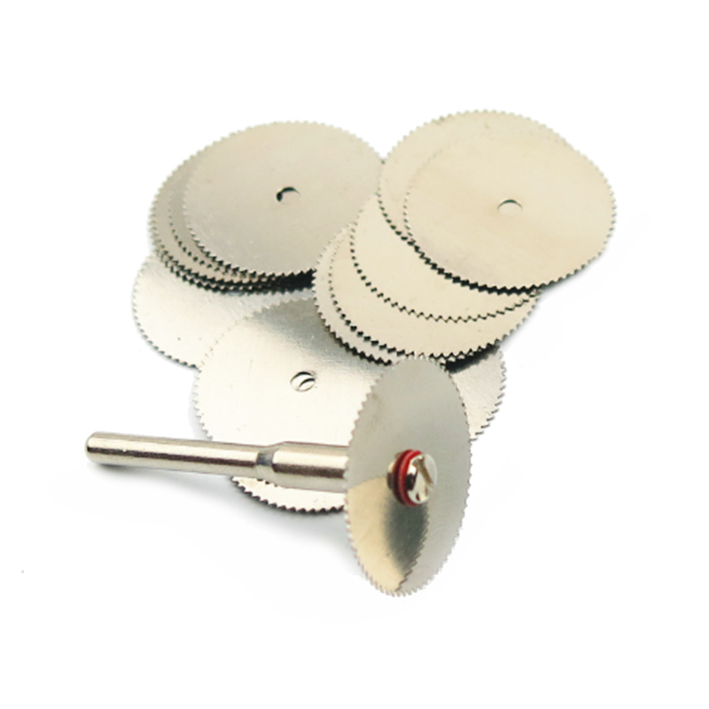 10 шт., мини-циркулярная пила dremel, диск, абразивные лезвия из быстрорежущей стали, режущий круг, инструменты для резьбы по дереву, вращающийся отрезной инструмент, деревообработка