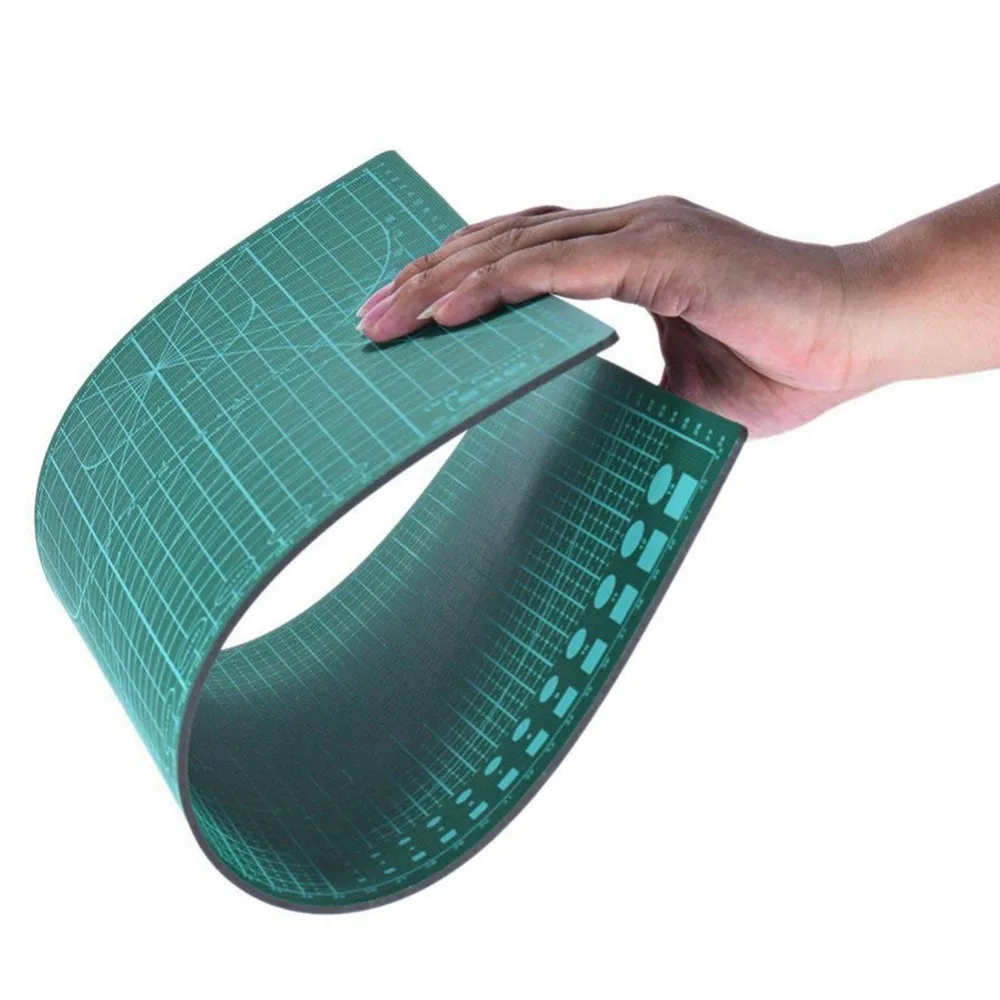 A3 Double Sided Self Healing 5 Layers Cutting Mat Metric/Imperial 45cmx 30cm Quilting Ruler Suitable For Paper Card Fabric Cra