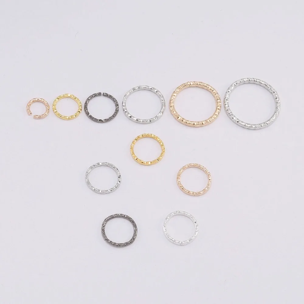 50-100 Chiếc 8-20 Mm Vòng Nhảy Nhẫn Xoắn Mở Chia Nhẫn Nhảy Vòng Kết Nối Cho Trang Sức makings Phát Hiện Tiếp Liệu DIY