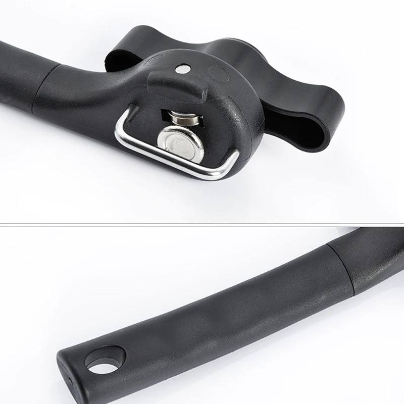 Herramienta de cocina profesional de plástico, abrelatas de seguridad accionado a mano, corte lateral, fácil agarre, abridor Manual, cuchillo para tapa de latas, 1 ud.