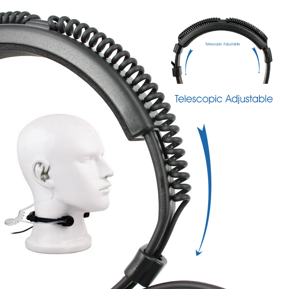 Walkie-talkie U94 PTT, micrófono de garganta y cuello, auriculares tácticos Nato para Baofeng Kenwood HYT TYT