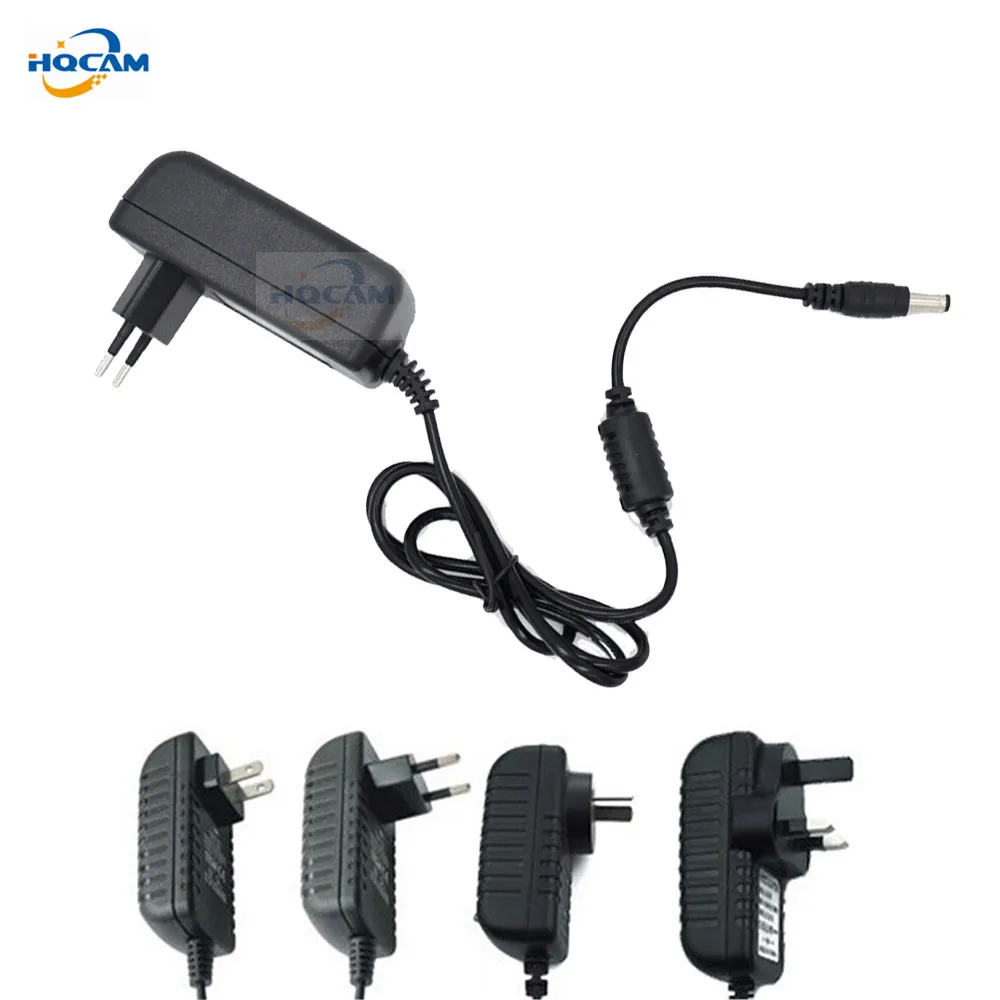HQCAM Đủ Tiêu Chuẩn AC 110-240V Ra 12V 2A Bộ Chuyển Nguồn Cho Camera Quan Sát, EU/Mỹ/Anh/AU Plug