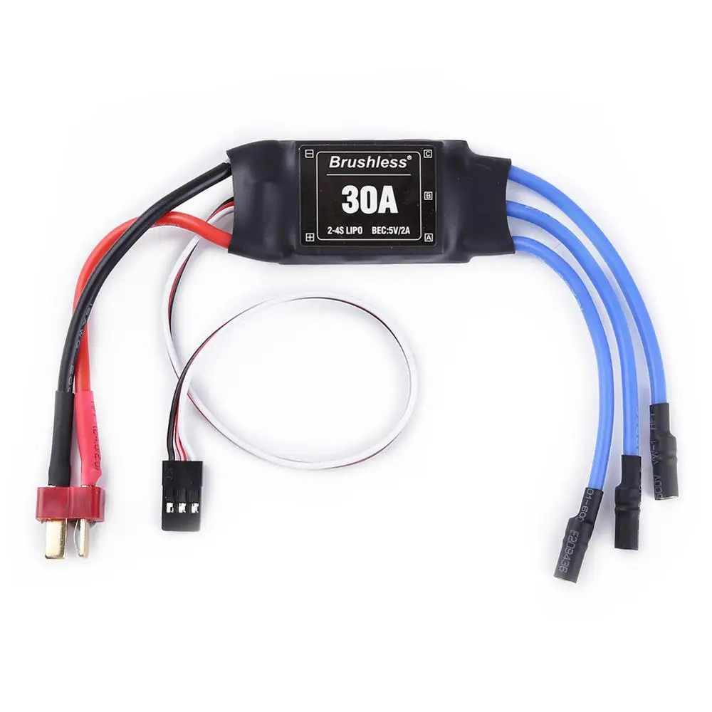 XXD Brushless 30A ESC 2-4S Electric Speed Controller 5V 2A BEC สําหรับ Rc Multicopter เฮลิคอปเตอร์เครื่องบิน