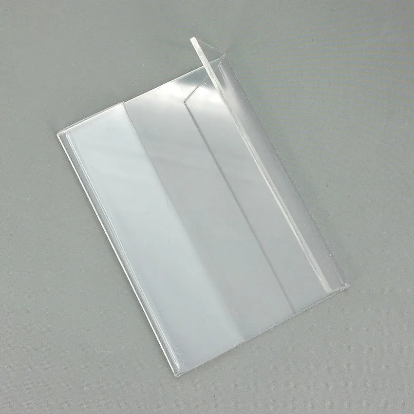 1Pack Smaller T1.2mm Acrylic Plastic Price Label Card Holders L Shape Display Stands Sign Paper Promotion on Table