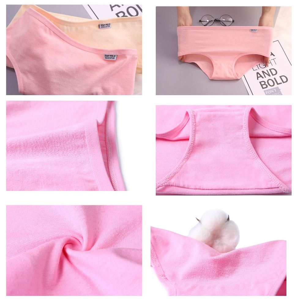 7 Pz/lotto Plus Size Biancheria Intima delle Donne Mutandine di Cotone Ragazza Breve Biancheria Sexy Pantaloncini Mutanda Solido Panty Intimo Femminile M-4XL