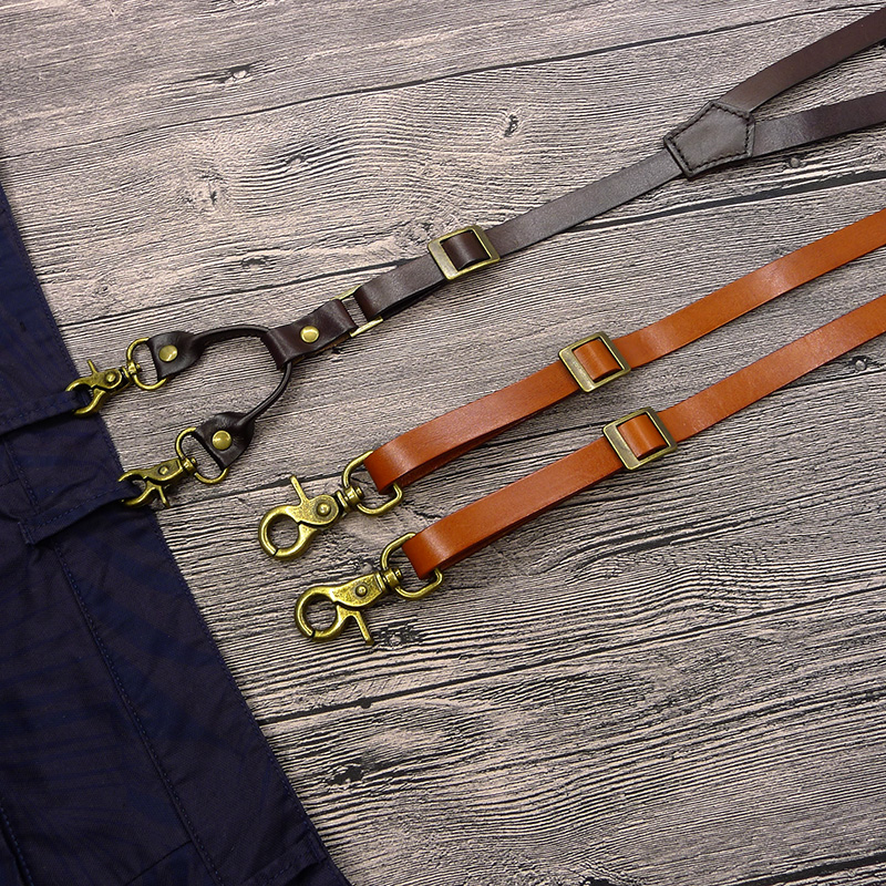 Подтяжки мужские винтажные с 4 крючками, шириной 1,5*124 см
