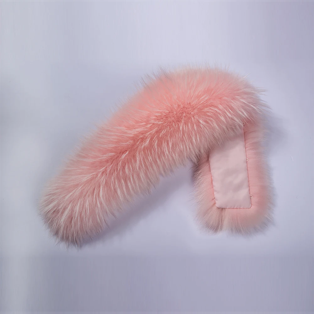 MAOMAOKONG mit kapuze Große pelze 100% echt waschbären farbe pelz kragen top qualität
