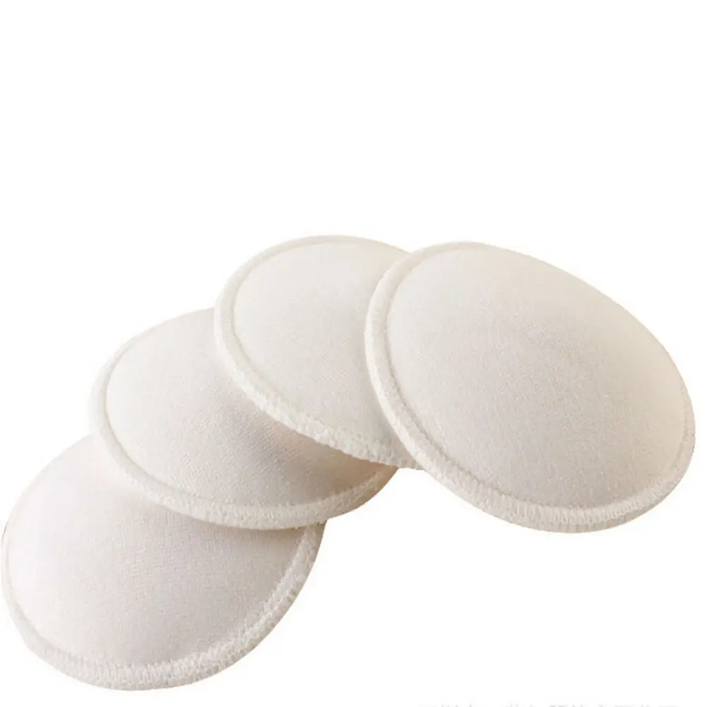 4Pcs แผ่นเต้านม Anti-Overflow Maternity พยาบาล Pad เด็กให้นมบุตรทำความสะอาดได้ดูดซับ Mom จำเป็น