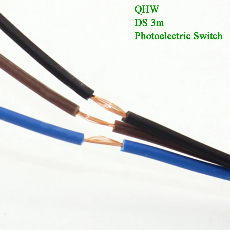 3 m Detektiv-Näherungsschalter, diffusiver photoelektrischer Infrarot-Sensor, Hindernis-Bewegungsmelder, Perimeter, Garagentor-Sensor
