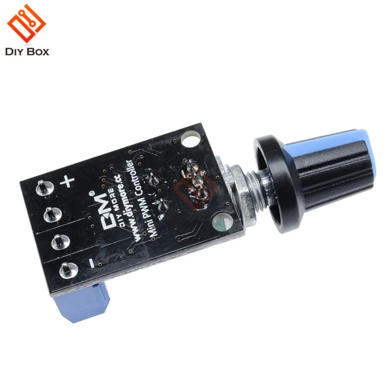 Regulador de velocidad del Motor de CC PWM, controlador de velocidad continuo, regulador LED de atenuación 5V-16V 10A, interruptor de banda de linealidad Ultra alta
