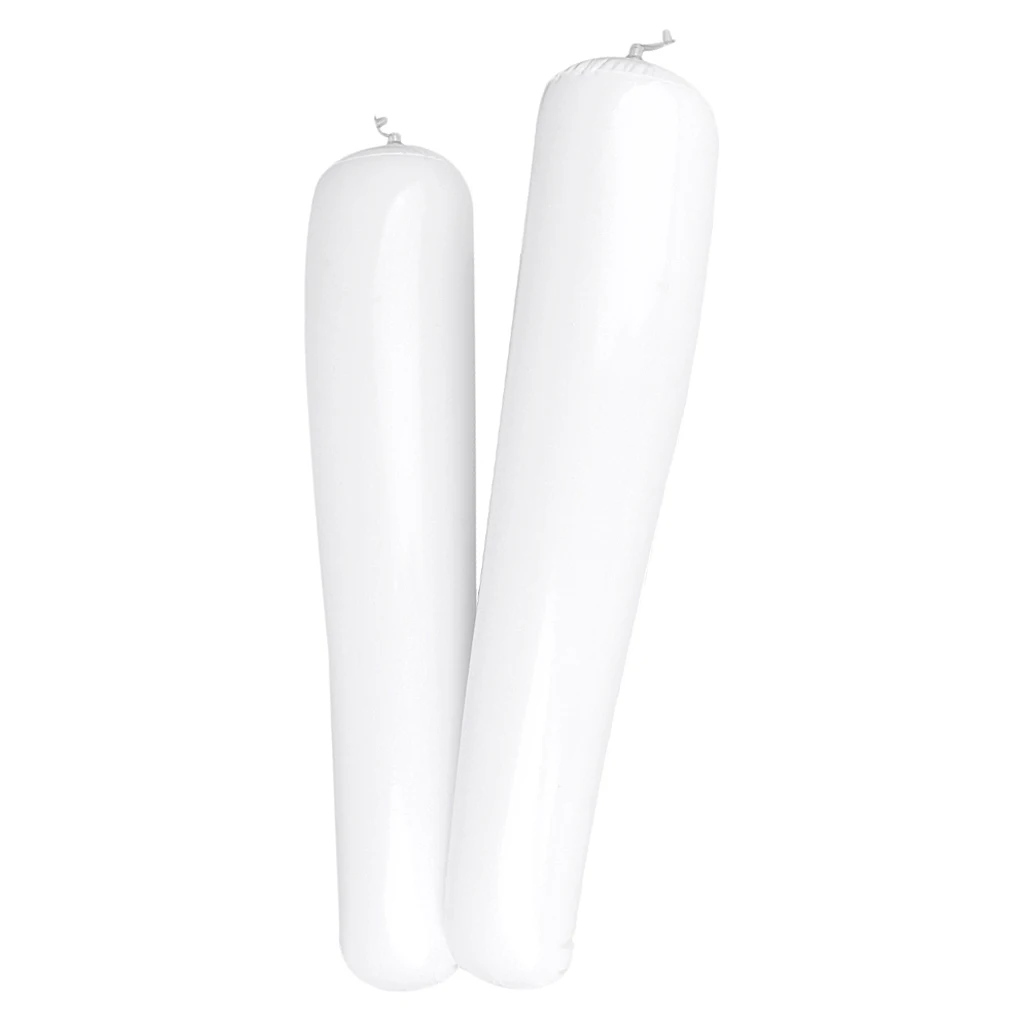 Pack of 2 Footful รองเท้าเป่าลมน้ำหนักเบารองเท้าเป่าลมสำหรับเข่าสูง BOOT ใส่ Shaper-สีขาว