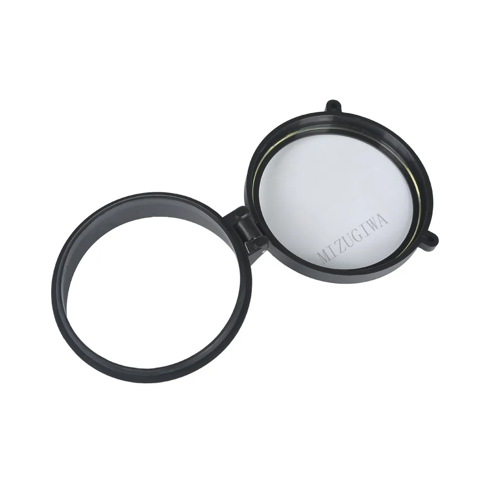 30-64 mm Transparent Rifle Scope Quick Flip Spring Up Open Lens Cover Cap Eye Protect Objective Lens Eye Caliber Pistol