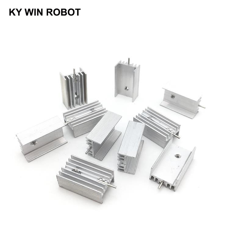 10 шт., алюминиевый радиатор для охлаждения 220, 25 х15х11 мм