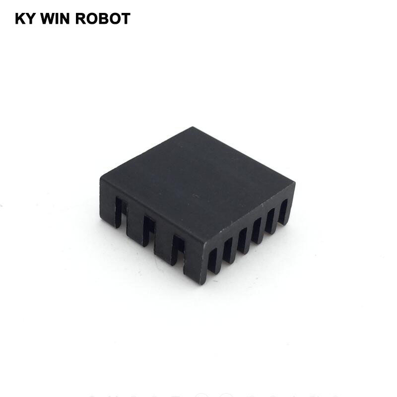 5 teile/los Aluminium Kühlung kühlkörper 14x14x6MM Schwarz Chipsatz RAM Kühlkörper Heizkörper routing katze gewidmet chip