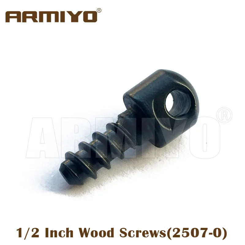 Armiyo Tactical 1/2 "3/4" śruby do drewna pasują do większości dwójbiegunów myśliwskich i akcesoriów do strzelania