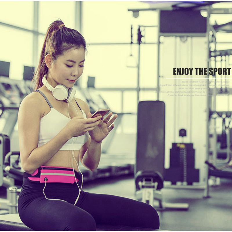 กันน้ำกีฬากลางแจ้งกระเป๋าเข็มขัดผู้หญิงสำหรับ IPhone โทรศัพท์ Jogging กระเป๋าสำหรับผู้หญิงผู้หญิง