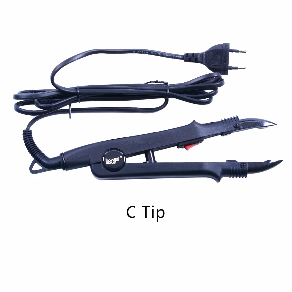 Plancha de calor de temperatura constante con punta JR-611 A/B/C para extensión de cabello, herramientas de fusión de queratina, conector de cabello, 1 ud.