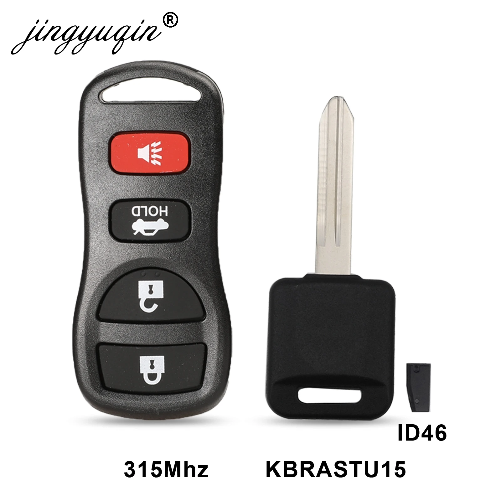 315Mhz 3/4 Buttons Car Keyless Entry Remote Key For Infiniti/Nissan Frontier Murano Armada Pathfinder Versa Altima Maxima Xterra
