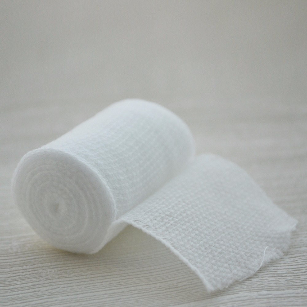 15 Gulungan/Banyak PBT Perban Plester Non Woven Perban Pertolongan Pertama Kit Perlengkapan Medis Tali Elastis Pita 5 CM * 4.5 M