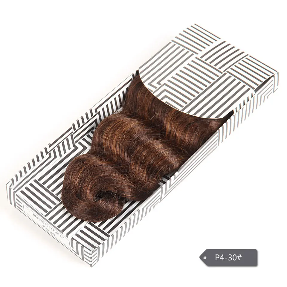 Kiểu Dáng Đẹp Đôi Vẽ Brasil Sóng Thân Tóc P4/27 P6/27 Đỏ 99J Ombre T1B/27 Con Người tóc Dệt Lưng Remy Con Người Tóc