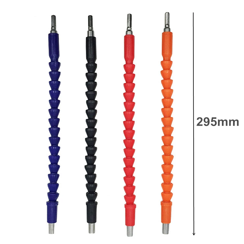 1/4 ''/6.35mm elastyczny wałek wiertniczy sześciokątny łączy 295mm śrubokręt z przedłużeniem bity drążek akcesoria do elektronarzędzi