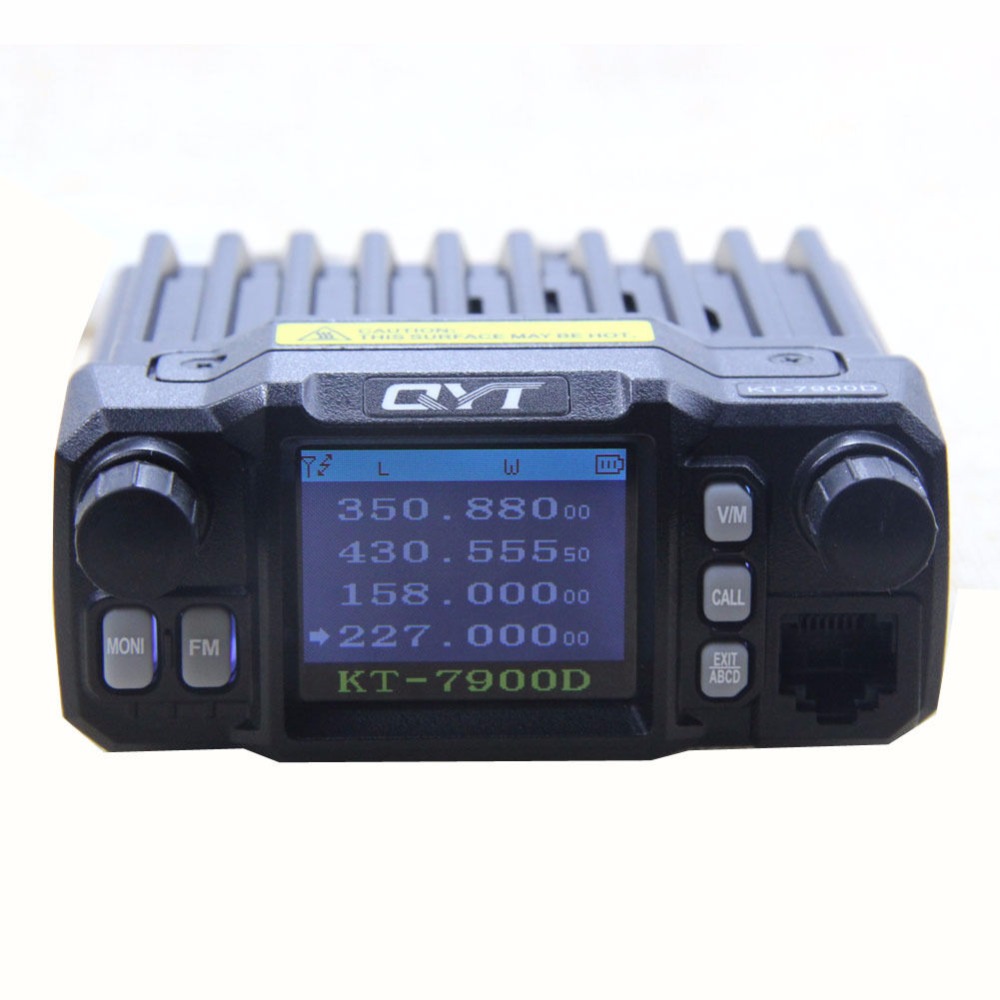 QYT Mini Rádio Amador com Conjunto de Antenas, Woki Toki, KT-7900D, 25W Quad Band, 136-173, 220-260, 350-390, 400-480MHz