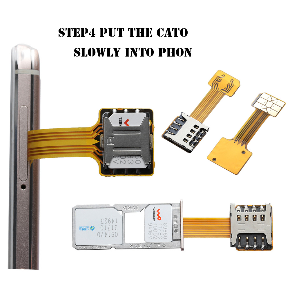 Preço de atacado! adaptador universal para cartão micro sd, extensor híbrido tf com slot dual sim para celular android
