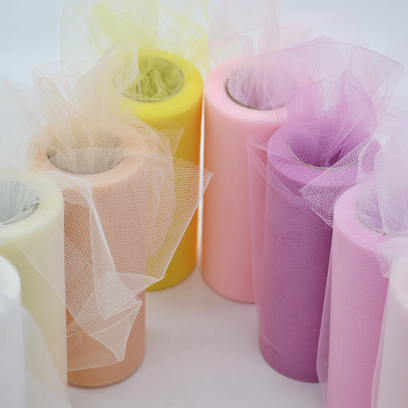 25 Yards/Lô 6 inch Tissue Tulle Cuốn Trang Trí Đám Cưới Tutu Ống Chỉ Sinh Nhật Thủ Công Party Baby Shower Trang Trí Đám Cưới nguồn cung cấp