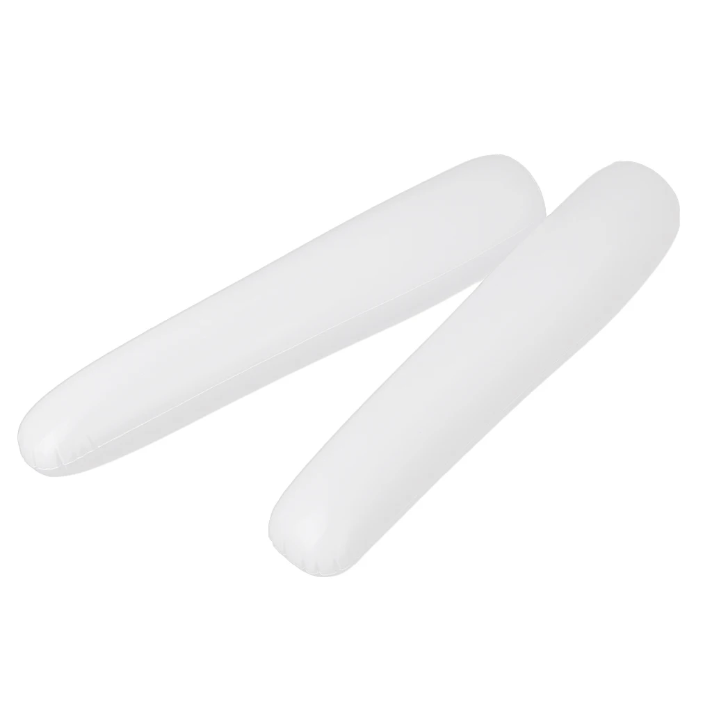 Pack of 2 Footful รองเท้าเป่าลมน้ำหนักเบารองเท้าเป่าลมสำหรับเข่าสูง BOOT ใส่ Shaper-สีขาว