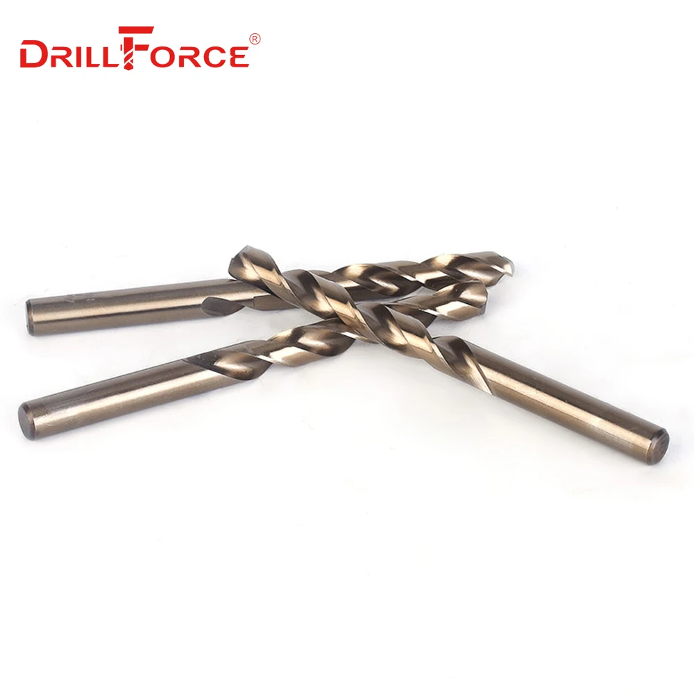 Drillforce Dụng Cụ M42 Coban Bộ Mũi Khoan, HSS-CO Bộ Mũi Khoan 0.5-10MM, cho Khoan Trên Thép Cứng, Đúc Sắt & Thép Không Gỉ