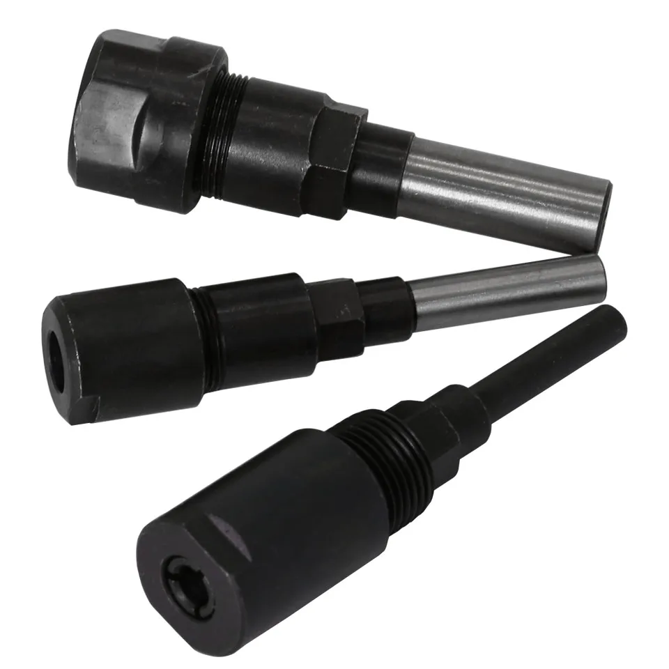 1PC 1/4" 8mm 12mm 1/2"Shank high quality bits Router Collet Extension Engraving machine extension rod