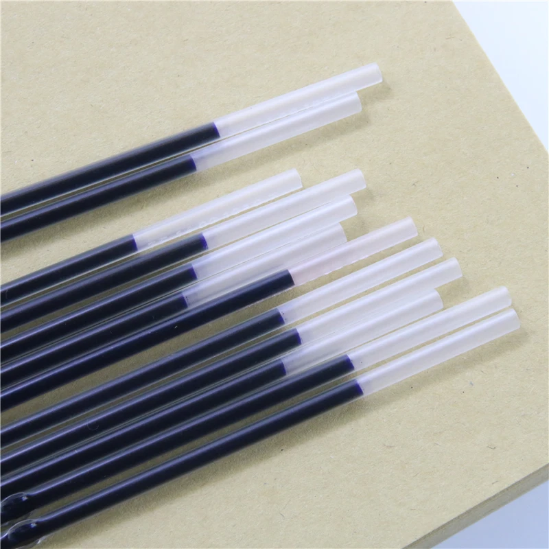 10 Chiếc 0.7Mm Bút Bi Đổ Đen Đỏ Xanh Dương 3 Màu Vật Dụng Văn Phòng Escolar Bút Viết Chất Lượng Cao Mb con Lăn Bút