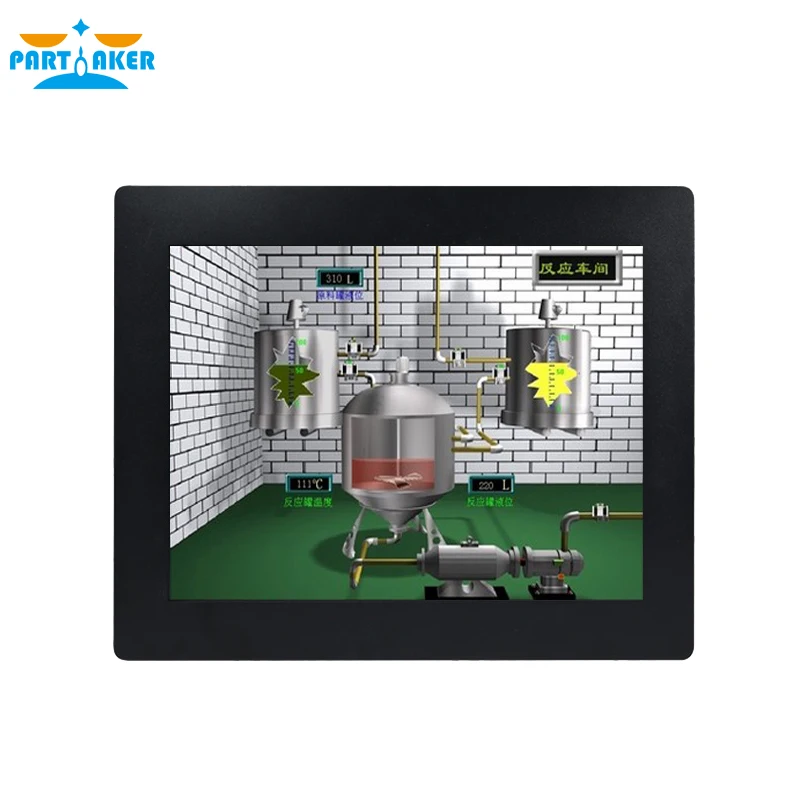 19 Zoll 10-Punkt kapazitiver Touchscreen 2 mm Panel Bay Trail Celeron J1900 Quad Core All-in-One eingebetteter PC