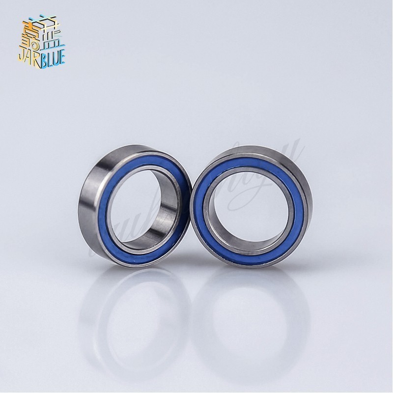 10 PCS 10X15X4 6700 2RS ABEC3 10X15X4mm Màu Xanh Con Dấu Cao Su mang mô hình mang Bởi JARBLUE