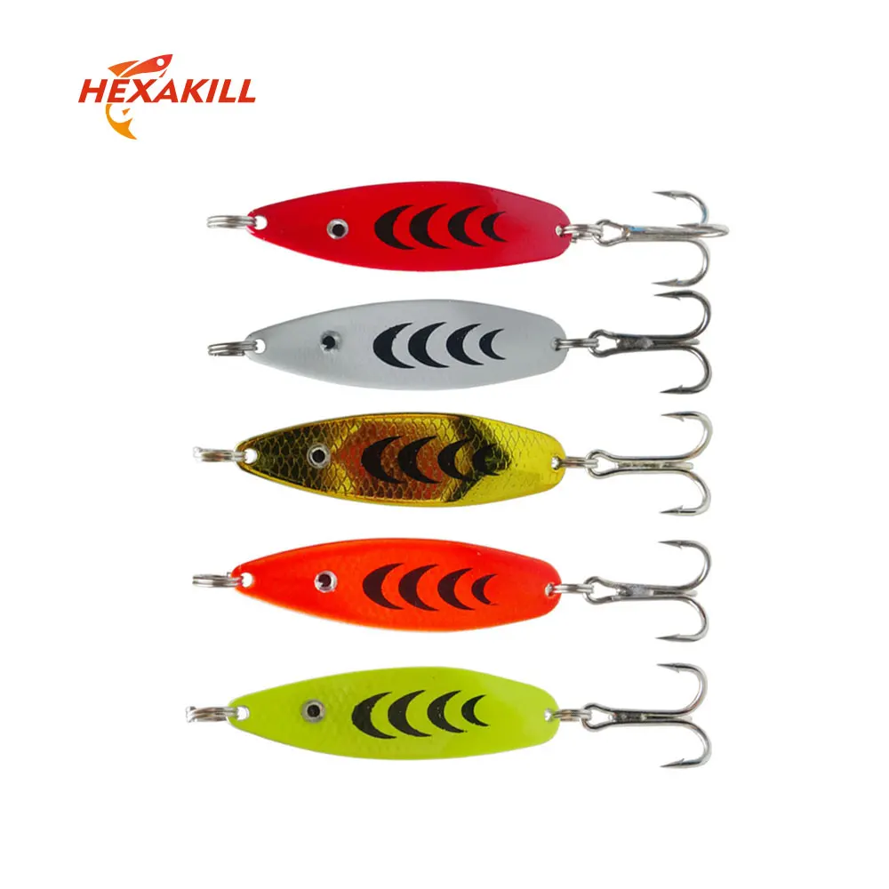 Cá Hồi Thìa Mồi Câu Cá Spinner Mồi Wobblers Jig Mồi Pesca Cau Nhân Tạo VIB Kim Sa Lấp Lánh Cứng Mồi Cho Cá Chép Câu Cá