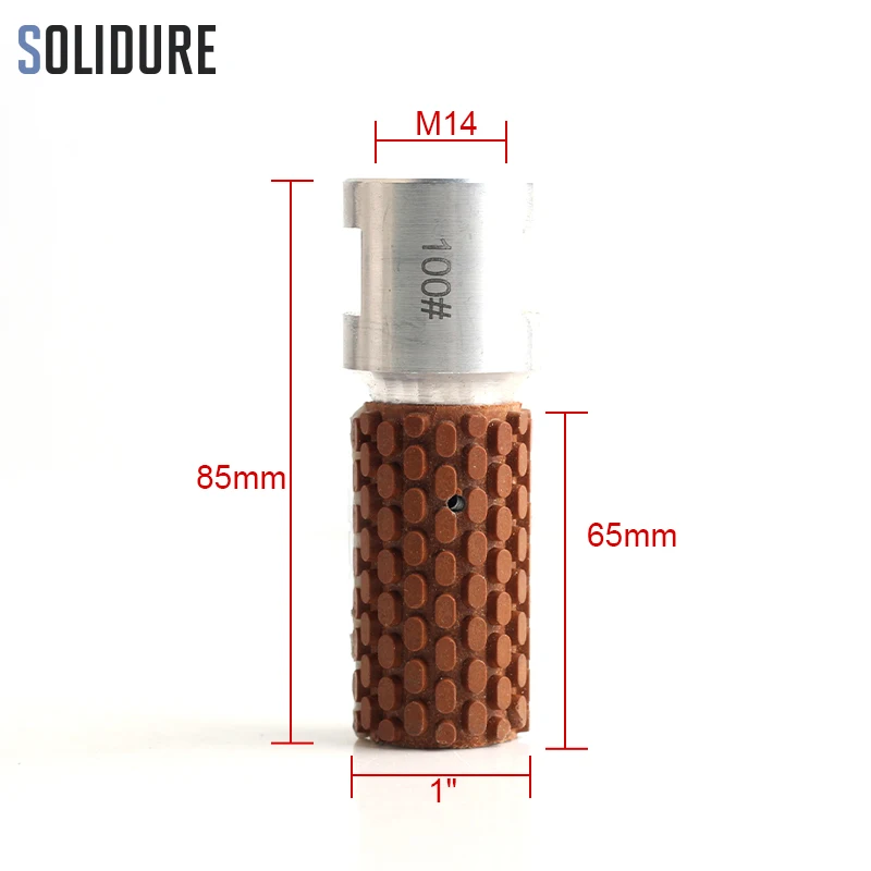 1 นิ้ว 25 มม.พร้อม Arbor M14 เปียกขัดเพชรกลองล้อเปียกบดล้อสําหรับขัดอ่างล้างจานหลุมหินอ่อนหินแกรนิต