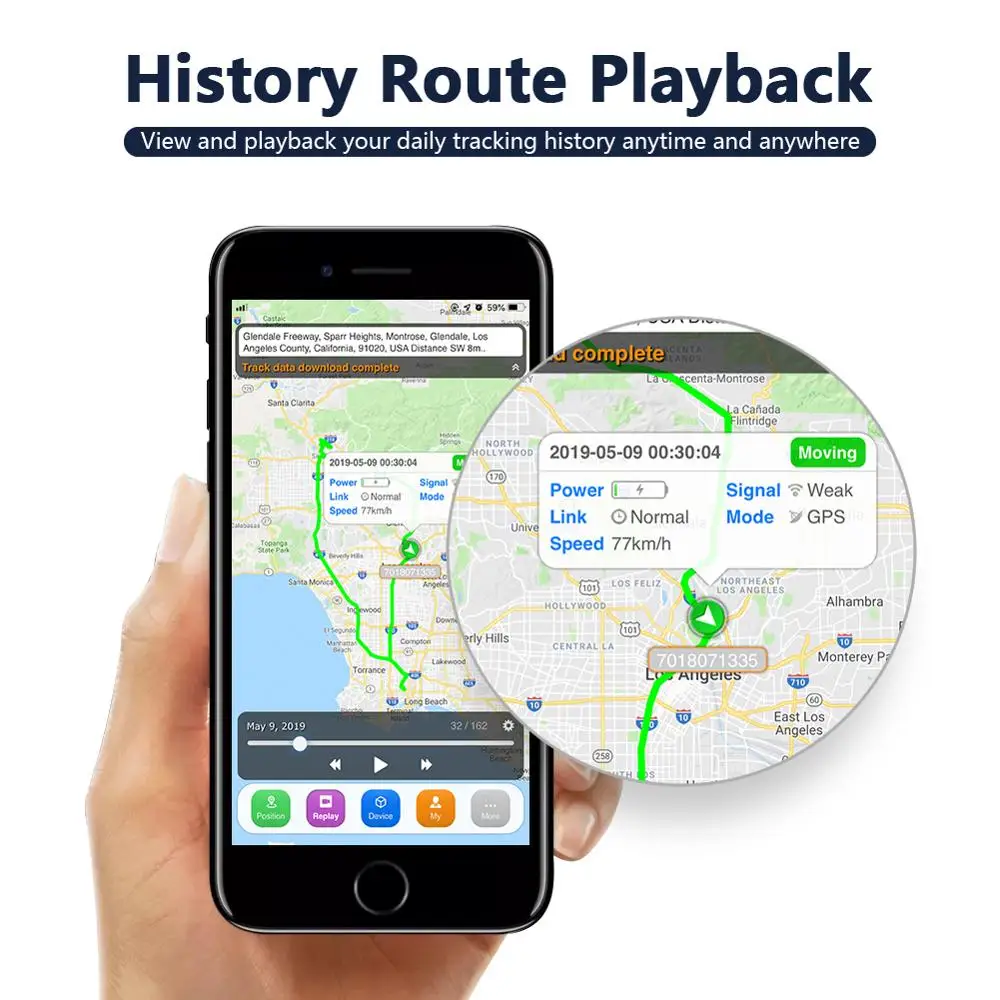 SinoTrack Mini dispositivo rastreador GPS con batería integrada resistente al agua ST-901 901L para coche motocicleta vehículo Control remoto aplicación Web gratuita