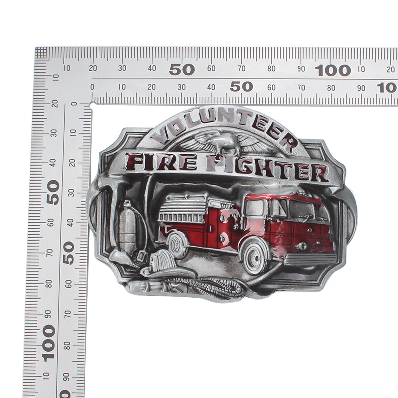 Feueralarm Kämpfer Legierung Gürtels chnalle Mode accessoires