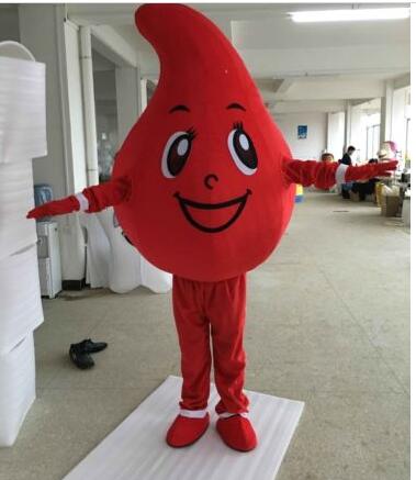 Dewasa Baru Penjualan Terbaik Drop Darah Maskot Kostum Natal Kostum Halloween Kostum Maskot