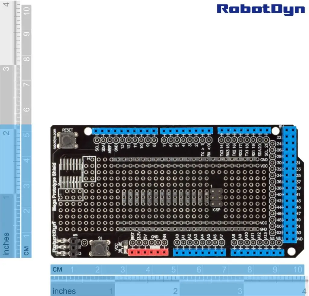 Arduino Mega용 프로토 타입 쉴드 메가 (조립)